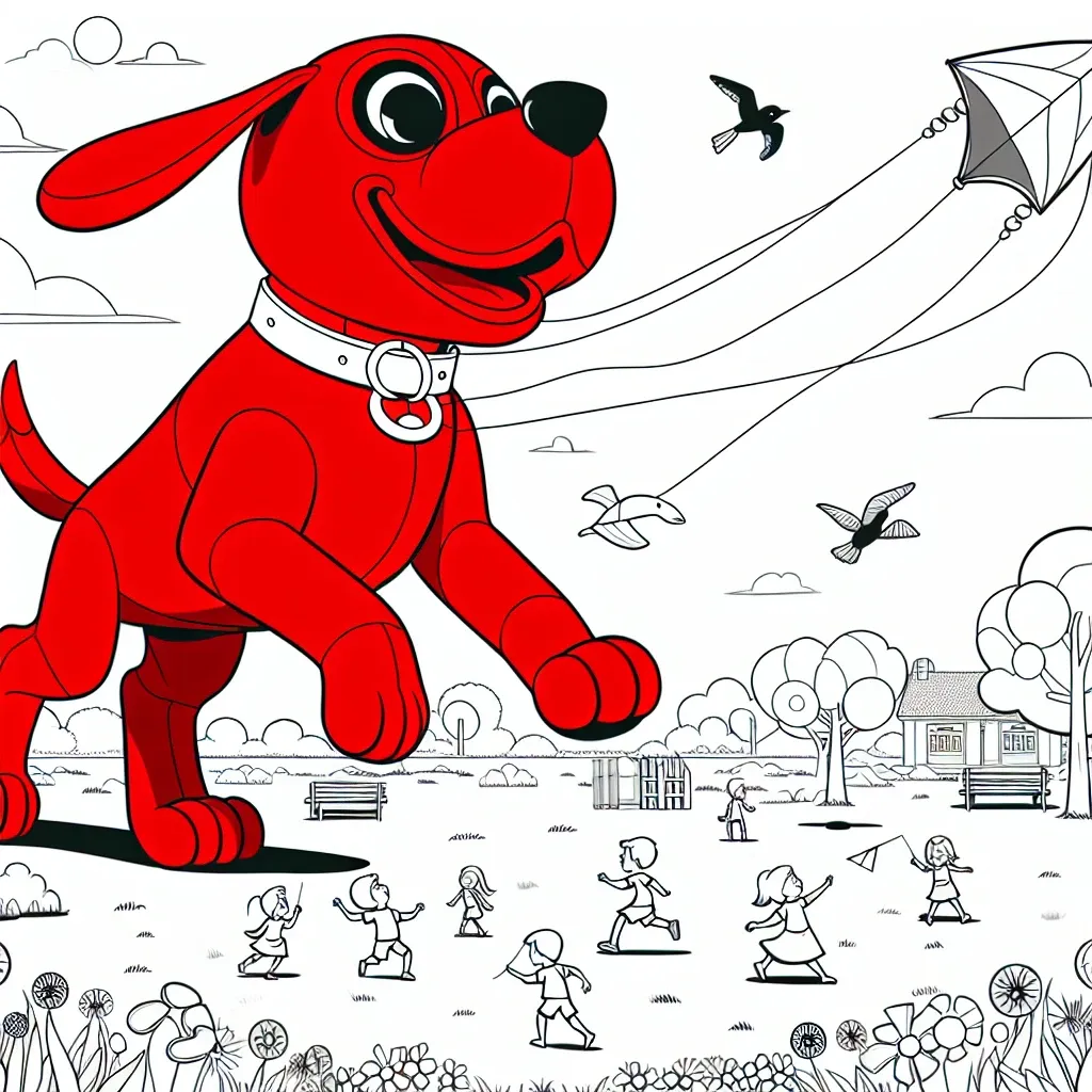 Explore Creativity with Our Clifford Coloring Page: A Delightful Adventure for Kids!