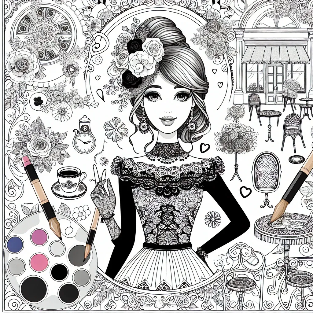 Unleash Your Creativity: Discover the Alluring World of Coquette Coloring Page Designs