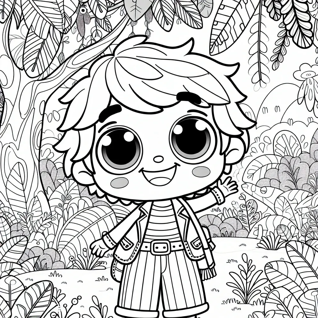 Unleash Your Creativity with Our Jumbo Josh Coloring Page: A Fun Activity for Kids!